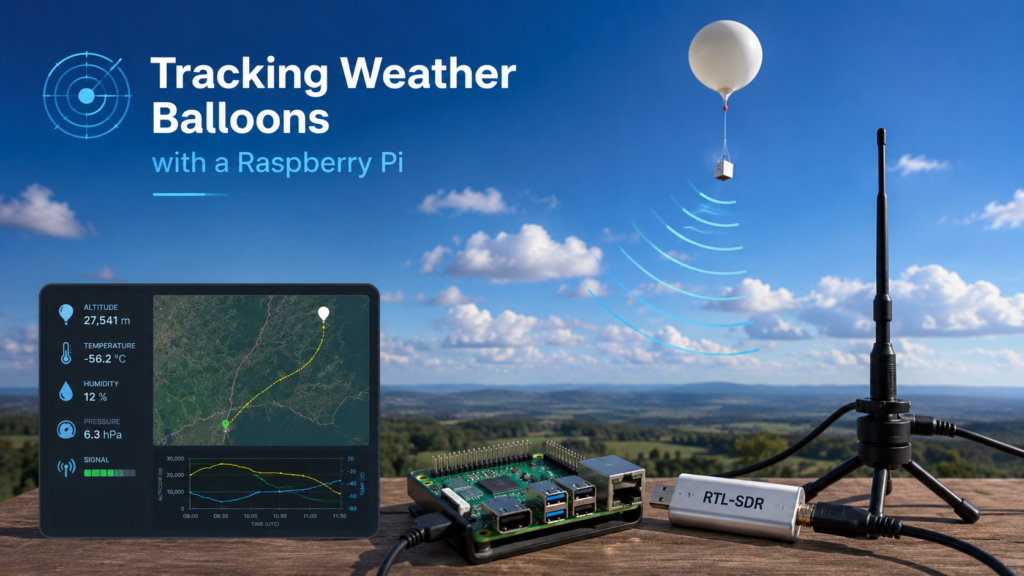 A Beginner’s Guide to Weather Balloons, Radiosondes, and Tracking Them with a Raspberry Pi