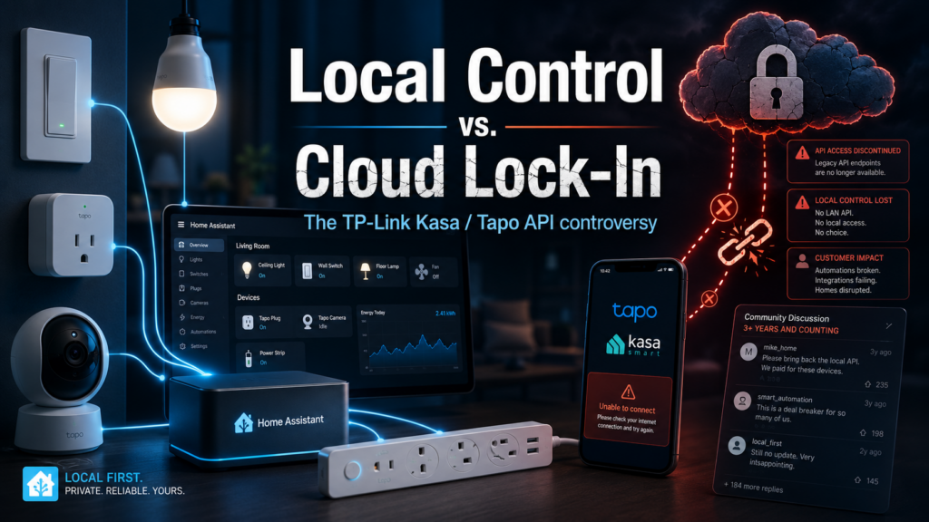 TP-Link, Kasa, Tapo, and the Local API Problem: When “Smart Home” Starts Meaning “Vendor Lock-In”