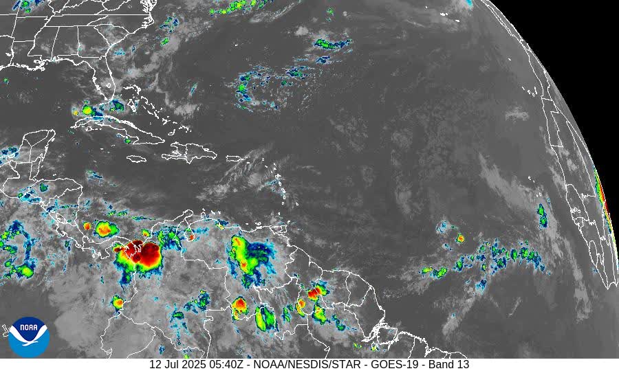 GOES-16: Infrared Atlantic Hurricane Sector